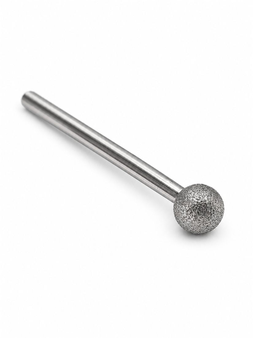 Brocas cirúrgicas diamantada e cortante esférica